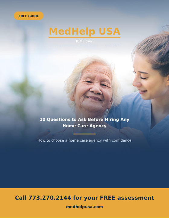 Cover of 10 Questions to Ask Before Hiring Any Home Care Agency